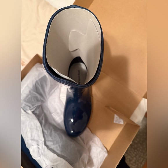 Roma Navy Waterproof Boots size 8 - Picture 3 of 4